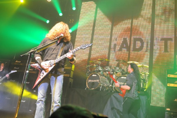 Megadeth at ACL Live at the Moody Theater, Austin, Texas 03/03/2012