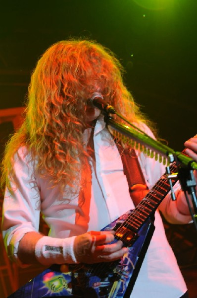 Megadeth at Superpages.com Center, Dallas Texas, 09/24/10 Opening night of