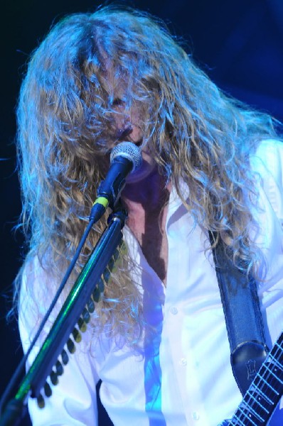 Megadeth at Superpages.com Center, Dallas Texas, 09/24/10 Opening night of
