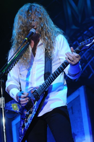 Megadeth at Superpages.com Center, Dallas Texas, 09/24/10 Opening night of