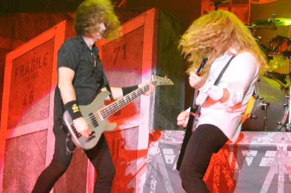 Megadeth at Superpages.com Center, Dallas Texas, 09/24/10 Opening night of