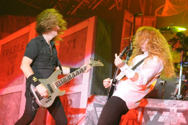 Megadeth at Superpages.com Center, Dallas Texas, 09/24/10 Opening night of