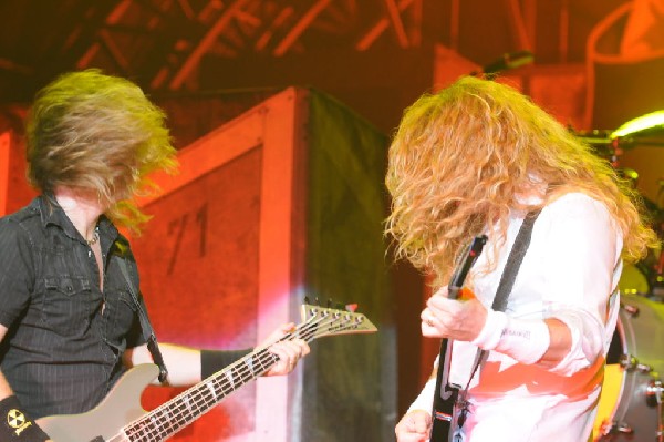 Megadeth at Superpages.com Center, Dallas Texas, 09/24/10 Opening night of