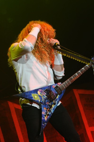 Megadeth at Superpages.com Center, Dallas Texas, 09/24/10 Opening night of