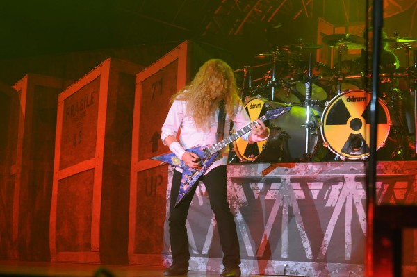 Megadeth at Superpages.com Center, Dallas Texas, 09/24/10 Opening night of