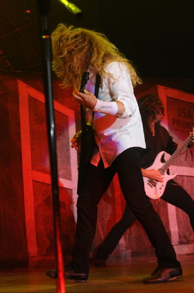 Megadeth at Superpages.com Center, Dallas Texas, 09/24/10 Opening night of