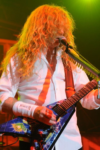 Megadeth at Superpages.com Center, Dallas Texas, 09/24/10 Opening night of