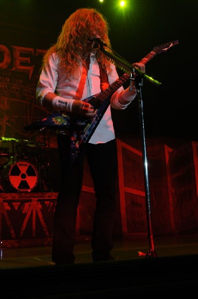 Megadeth at Superpages.com Center, Dallas Texas, 09/24/10 Opening night of