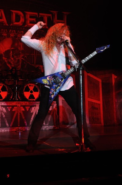 Megadeth at Superpages.com Center, Dallas Texas, 09/24/10 Opening night of