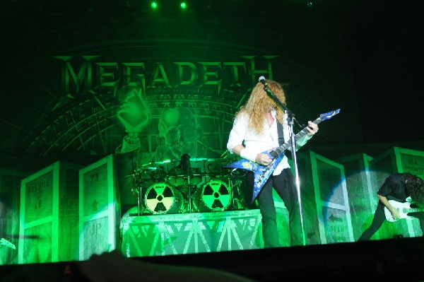 Megadeth at Superpages.com Center, Dallas Texas, 09/24/10 Opening night of