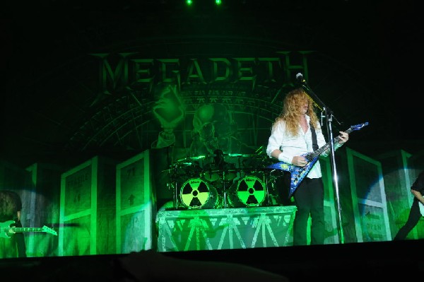 Megadeth at Superpages.com Center, Dallas Texas, 09/24/10 Opening night of