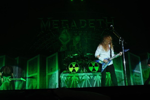 Megadeth at Superpages.com Center, Dallas Texas, 09/24/10 Opening night of