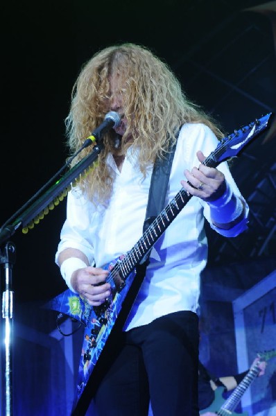 Megadeth at Superpages.com Center, Dallas Texas, 09/24/10 Opening night of