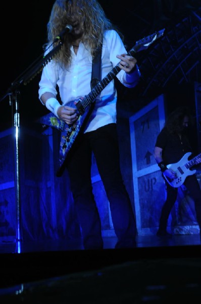 Megadeth at Superpages.com Center, Dallas Texas, 09/24/10 Opening night of