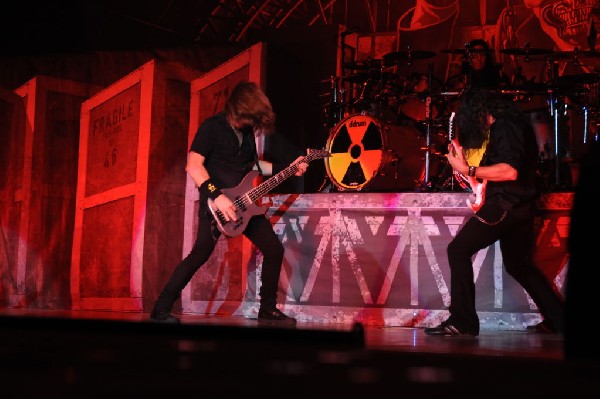 Megadeth at Superpages.com Center, Dallas Texas, 09/24/10 Opening night of