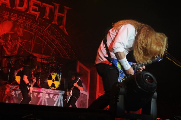 Megadeth at Superpages.com Center, Dallas Texas, 09/24/10 Opening night of