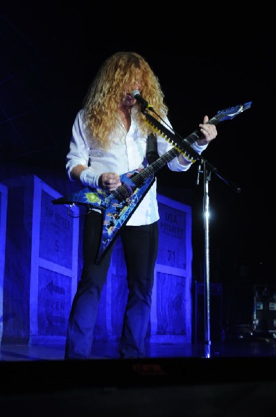 Megadeth at Superpages.com Center, Dallas Texas, 09/24/10 Opening night of