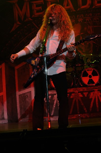 Megadeth at Superpages.com Center, Dallas Texas, 09/24/10 Opening night of