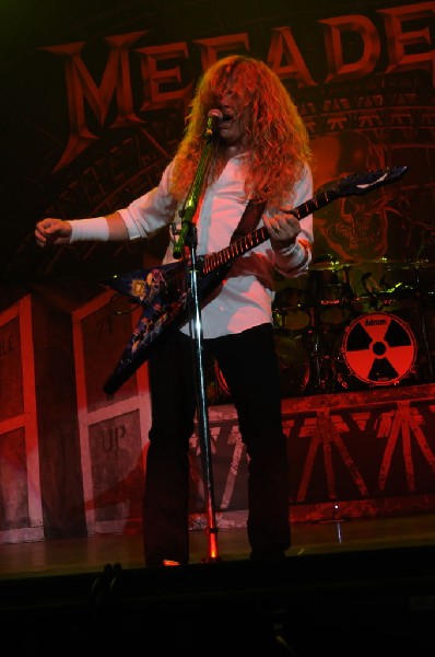 Megadeth at Superpages.com Center, Dallas Texas, 09/24/10 Opening night of