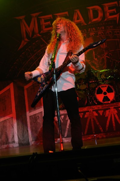 Megadeth at Superpages.com Center, Dallas Texas, 09/24/10 Opening night of