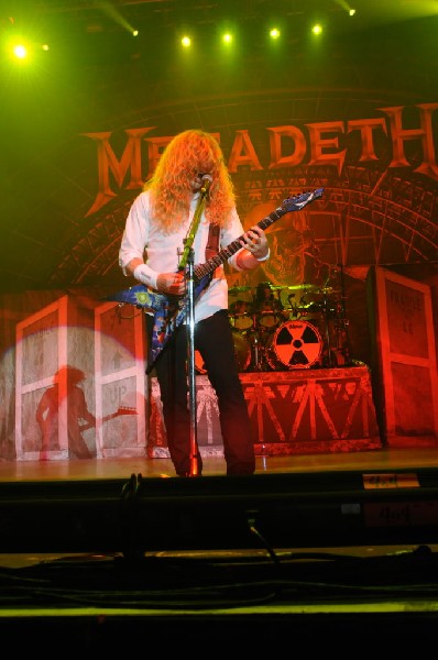 Megadeth at Superpages.com Center, Dallas Texas, 09/24/10 Opening night of