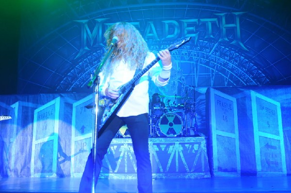 Megadeth at Superpages.com Center, Dallas Texas, 09/24/10 Opening night of