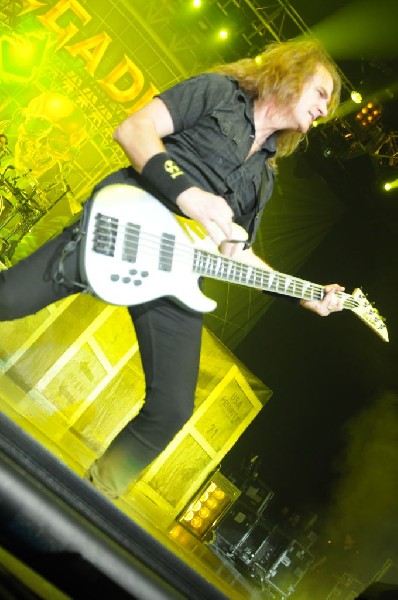 Megadeth at Superpages.com Center, Dallas Texas, 09/24/10 Opening night of