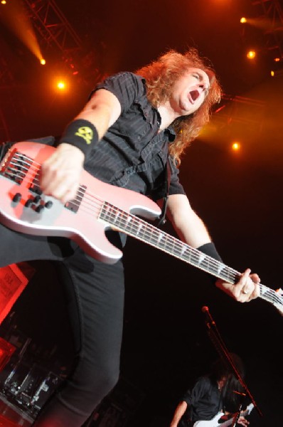 Megadeth at Superpages.com Center, Dallas Texas, 09/24/10 Opening night of