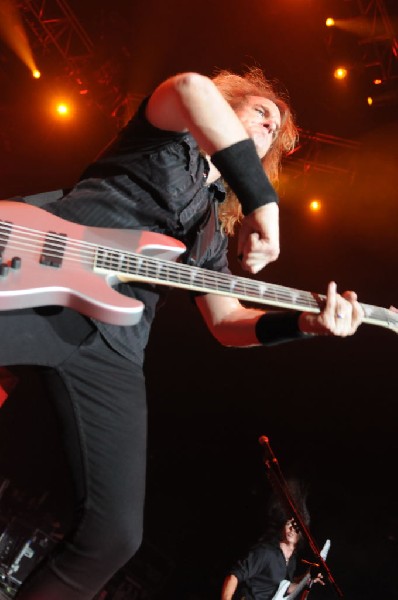 Megadeth at Superpages.com Center, Dallas Texas, 09/24/10 Opening night of