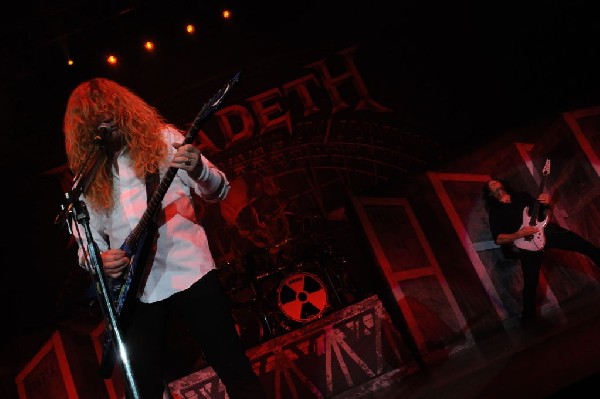 Megadeth at Superpages.com Center, Dallas Texas, 09/24/10 Opening night of