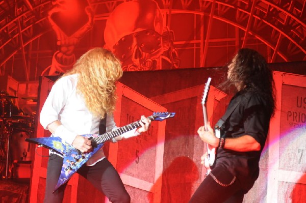 Megadeth at Superpages.com Center, Dallas Texas, 09/24/10 Opening night of
