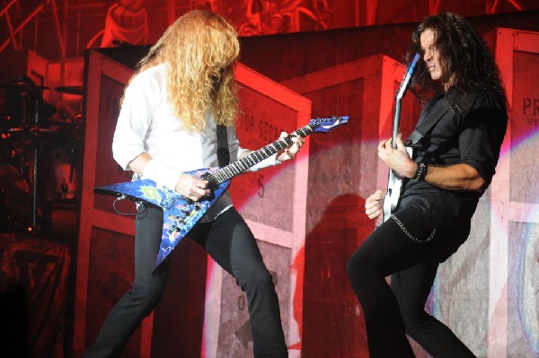 Megadeth at Superpages.com Center, Dallas Texas, 09/24/10 Opening night of