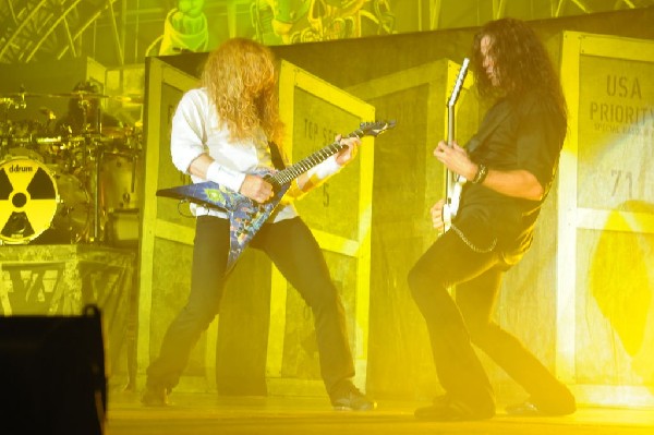 Megadeth at Superpages.com Center, Dallas Texas, 09/24/10 Opening night of