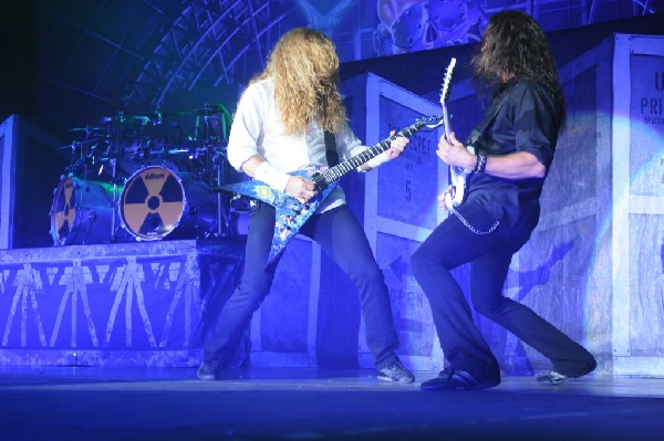 Megadeth at Superpages.com Center, Dallas Texas, 09/24/10 Opening night of