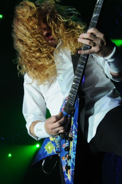 Megadeth at Superpages.com Center, Dallas Texas, 09/24/10 Opening night of