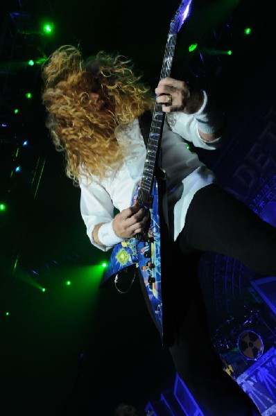Megadeth at Superpages.com Center, Dallas Texas, 09/24/10 Opening night of