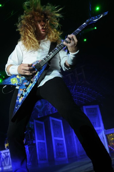 Megadeth at Superpages.com Center, Dallas Texas, 09/24/10 Opening night of