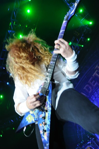 Megadeth at Superpages.com Center, Dallas Texas, 09/24/10 Opening night of