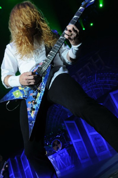Megadeth at Superpages.com Center, Dallas Texas, 09/24/10 Opening night of