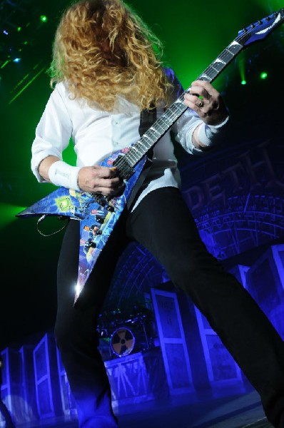 Megadeth at Superpages.com Center, Dallas Texas, 09/24/10 Opening night of