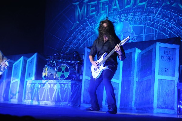 Megadeth at Superpages.com Center, Dallas Texas, 09/24/10 Opening night of