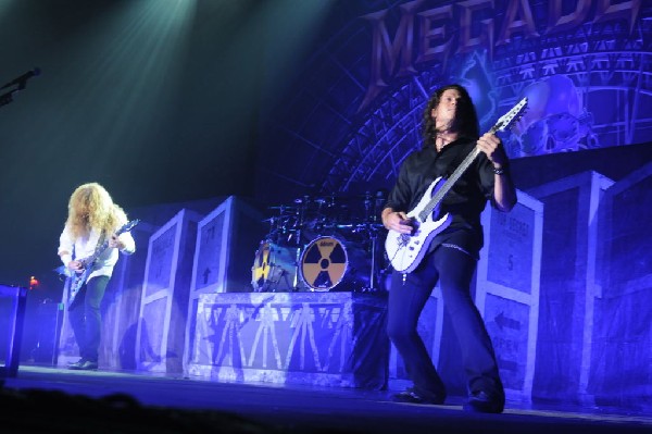 Megadeth at Superpages.com Center, Dallas Texas, 09/24/10 Opening night of