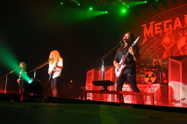 Megadeth at Superpages.com Center, Dallas Texas, 09/24/10 Opening night of