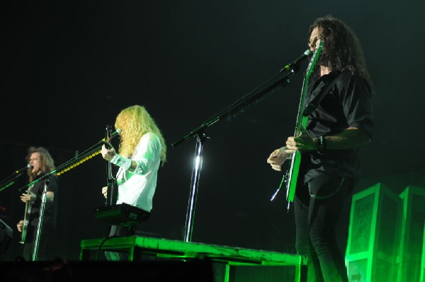Megadeth at Superpages.com Center, Dallas Texas, 09/24/10 Opening night of