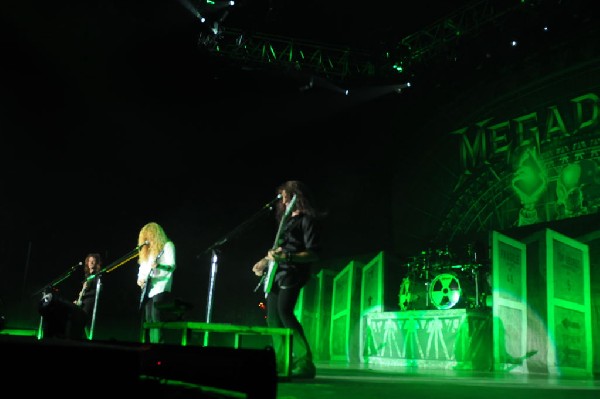 Megadeth at Superpages.com Center, Dallas Texas, 09/24/10 Opening night of