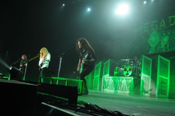 Megadeth at Superpages.com Center, Dallas Texas, 09/24/10 Opening night of