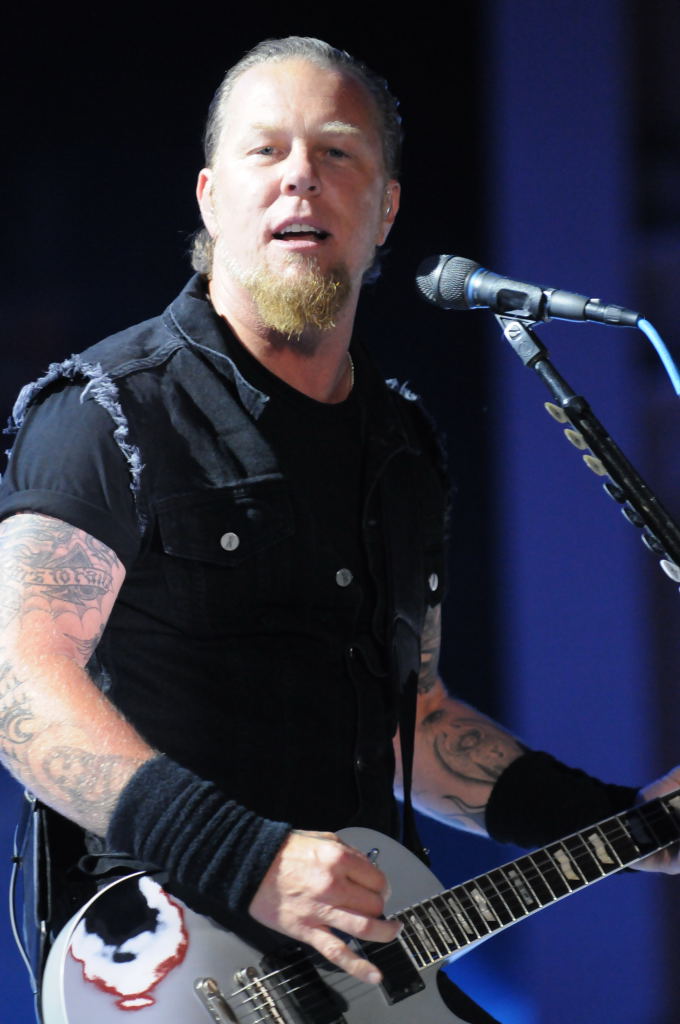 James Hetfield of Metallica at Ozzfest more photos young james hetfield