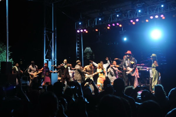 Morris Day and The Time at Austin Urban Music Festival, Butler Park, Austin