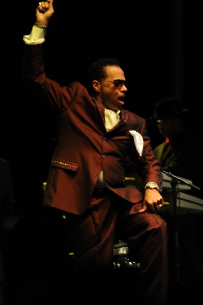 Morris Day and The Time at Austin Urban Music Festival, Butler Park, Austin