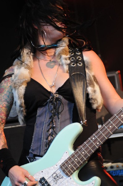 Nashville Pussy at Stubb's BarBQ, Austin, Texas